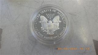 1989 S American Eagle Silver Dollar 1 OZ Proof